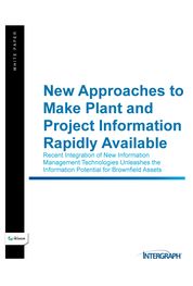 New Approaches to Make Plant and Project Information Rapidly Available