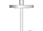 FLANGED BARSTOCK THERMOWELL - STRAIGHT FORM - TW009-01