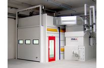 Liquid Paint Booth with Vertical Ventilation