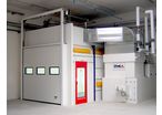 Liquid Paint Booth with Vertical Ventilation