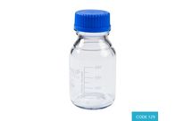 250ml ISO Reagent Bottle w/ 45mm BLUE Cap (140°C) - CODE 129
