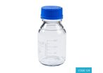 250ml ISO Reagent Bottle w/ 45mm BLUE Cap (140°C) - CODE 129