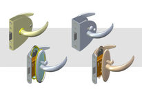 Compact Swing Door Latches