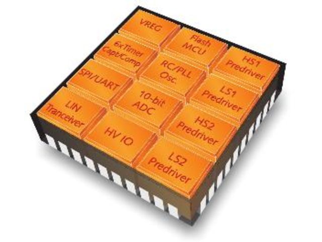 MLX81100   Intelligent DC Motor Controller with LIN Interface