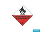 Class 4.2 (Spontaneous Combustion) Hazard Labels (100mm x 100mm) - CODE 197