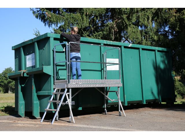 Rolling modular platform TSCS - Configuration 1