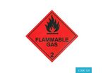 Class 2.1 (Flammable Gases) Hazard Labels (100mm x 100mm) - CODE 120