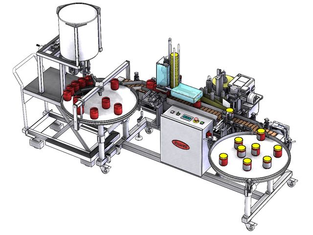 Multi-function single-piece dosing, screwing, labelling and identification machine | RVE-ip