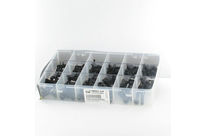 Hex Socket Screws : Hex Socket Round Head - Pack of 275 Assorted Hex Socket Round Head Screws, Black 12.9 Steel, DIN 912