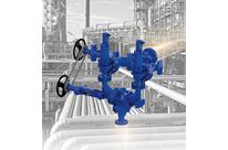 Change-over valve and bursting disc 