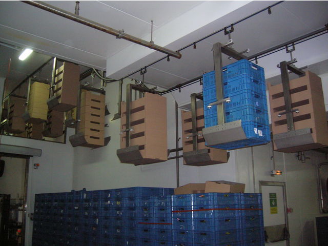 OVERHEAD CONVEYOR TO CARRY PIECES