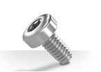 Thread-rolling fastener for metals