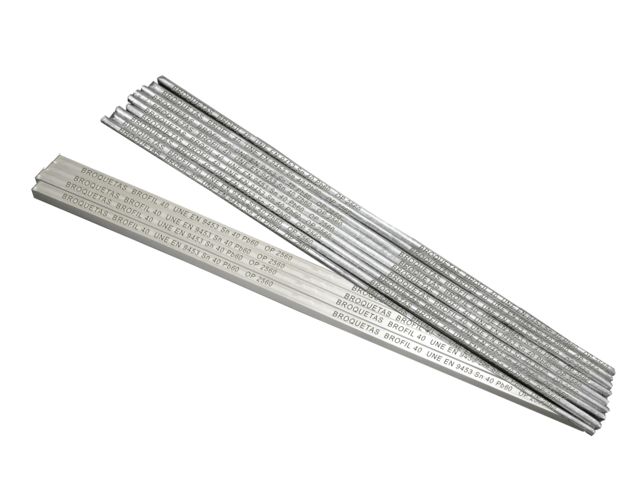 Tin lead plumbing solder bar (BROFIL 40)