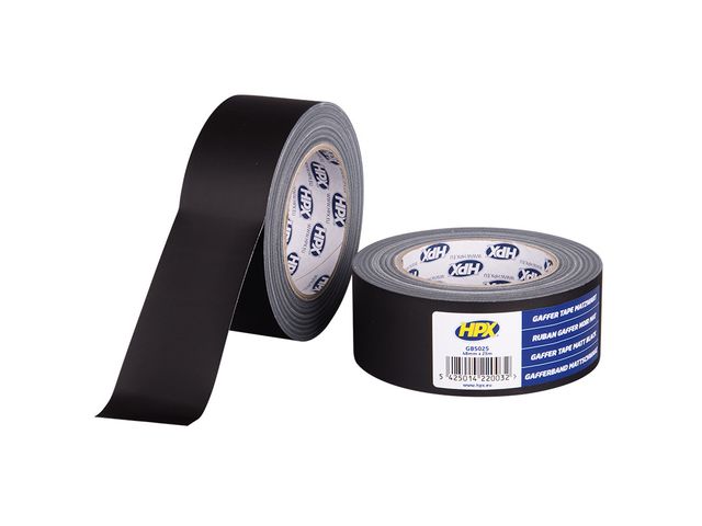 Duct tapes - GAFFER TAPE MATT BLACK - GB5025 | Contact HPX