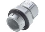 Plastic cable gland with time-saving CLICK system| SKINTOP CLICK-R 16 RAL 7035 LGY