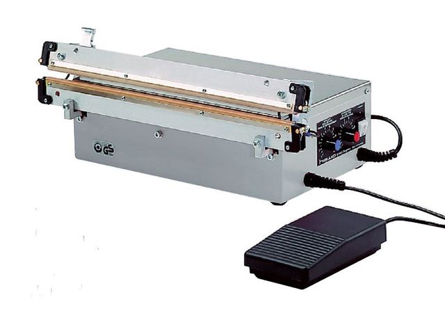 Semi-automatic impulse sealing devices