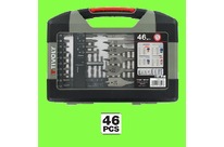 Tools : Coffrets d&#039;Outillages - Coffret de 46 pièces Forets Mèches Embouts