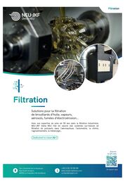 Industrial filtration of particles