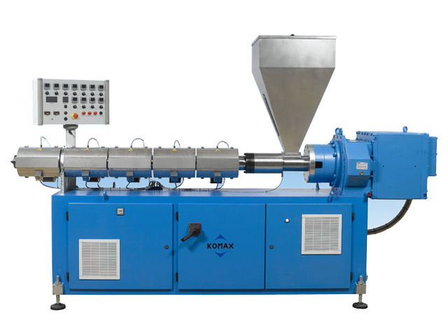 Extruder with grooved feeding zone - ARC