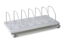 Steel trolley for storage of cartons