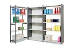 Shelving with EPSILON steel sheet shelves | ManOrga