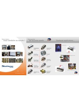 Presentation brochure of the Duff Norton Europe rotary union ranges