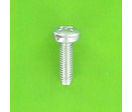 Self-tapping Screws : Thread-forming Screws - Round Button Head, Pozidriv - Thread-forming, Pozidriv Button Head, White Zinc Steel, DIN 7500C