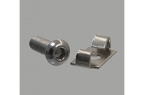 Central screws for 8mm slot profiles
