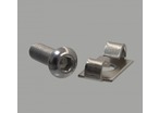 Central screws for 8mm slot profiles