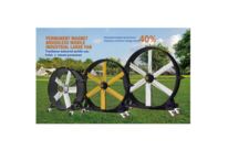 Movable large fan