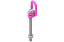 Load ring, metric thread with max. length, comes with locknut and washer - VLBG 