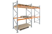 Shelving with longitudinal beams and EPSIRACK shelves | ManOrga