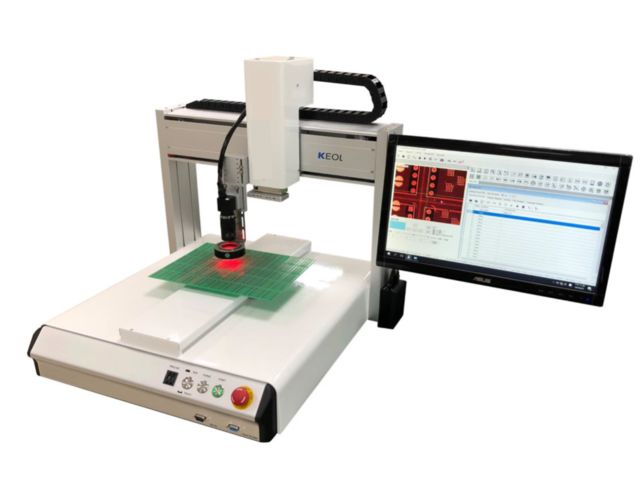 BENCHTOP ROBOT KEOL-R420LSV ENDLESS SCREW WITH PROGRAMMING CAMERA