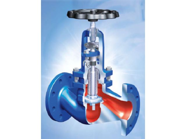 Stop valves with bellows seals for  the chemical industry : FABA®-Supra C