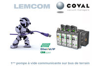 MINI-VACUUM PUMP WITH FIELDBUS COMMUNICATION, LEMCOM SERIES