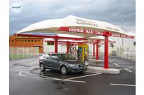 Vacuuming station shelter