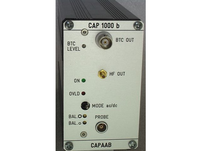 High frequency capacitive conditioner for triaxial probes : CAP 1000 a/b