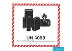 Lithium Battery Mark – UN 3090 (120 x 110mm) - CODE 781
