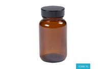 60ml Glass Powder Amber Jar - CODE 75
