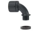 Elbow cable glands 90° in Polyamide 6.6 Phosphorus and sulphur free : PLA-90