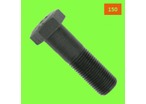 Fine Thread Screws : 150 Thread - Hex Head - Black 8.8 Steel, Partially Threaded, DIN 960 - 150 Thread