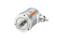 Encoders Absolute multiturn Sendix M3668R, robust version, CANopen,36 mm, magnetic, shaft