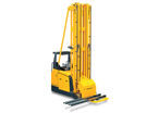 Electric transverse seat / bi-lateral stacker (1000 – 1200 kg) with telescopic forks
