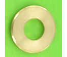 Washers and Circlips : Flat Washers - With Chamfer - Medium Series &quot;MU&quot; - Brass - Medium Series Washer &quot;MU&quot;, Nickel-Plated Brass