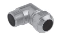 Cable glands nickel-plated brass elbow 90°