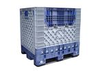 Plastic pallet case 1200