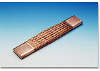 Highly flexible connections  made of copper fabric strip