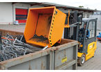 Swarf container type SGU, forklift truck attachment