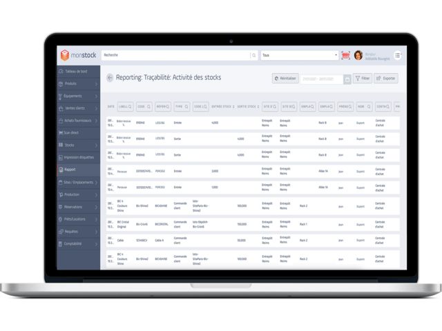Traceability | Monstock - Traceability management software