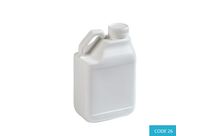 5L UN FHDPE Plastic Jerrican White, 3H1/Y1.3/100 - CODE 26